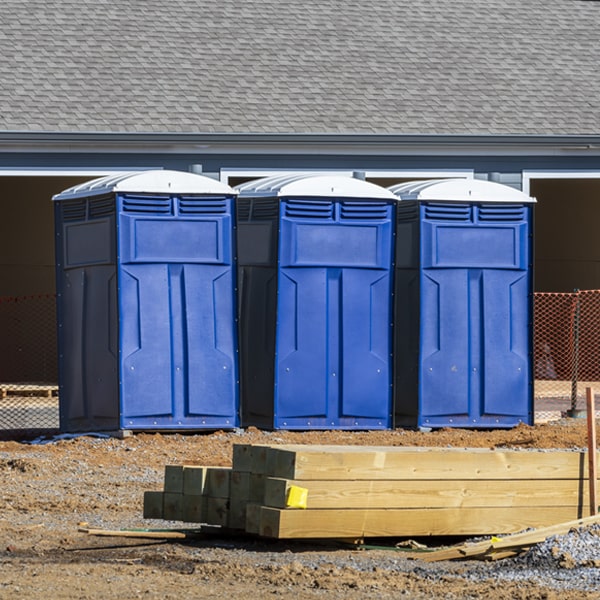 are there any restrictions on where i can place the porta potties during my rental period in Chatham NJ